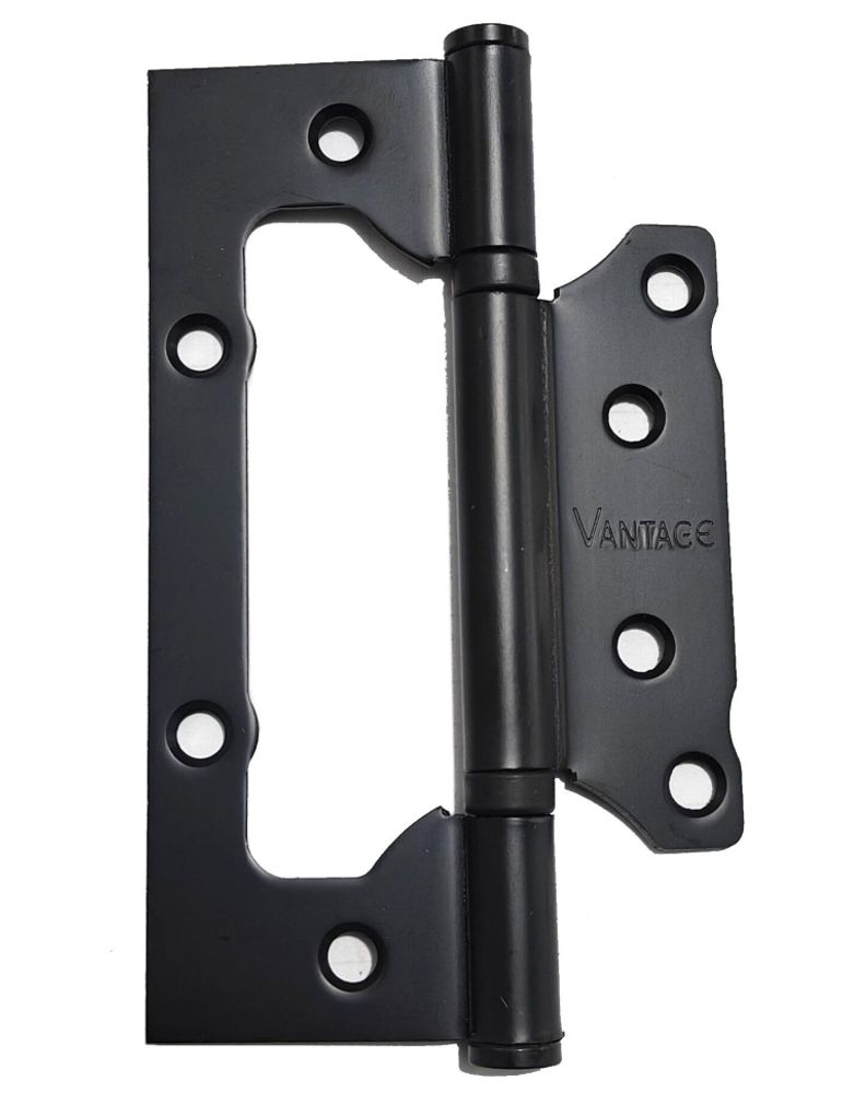 Петля без врезки B2-BL 125x7 5 x2.5 (черный)