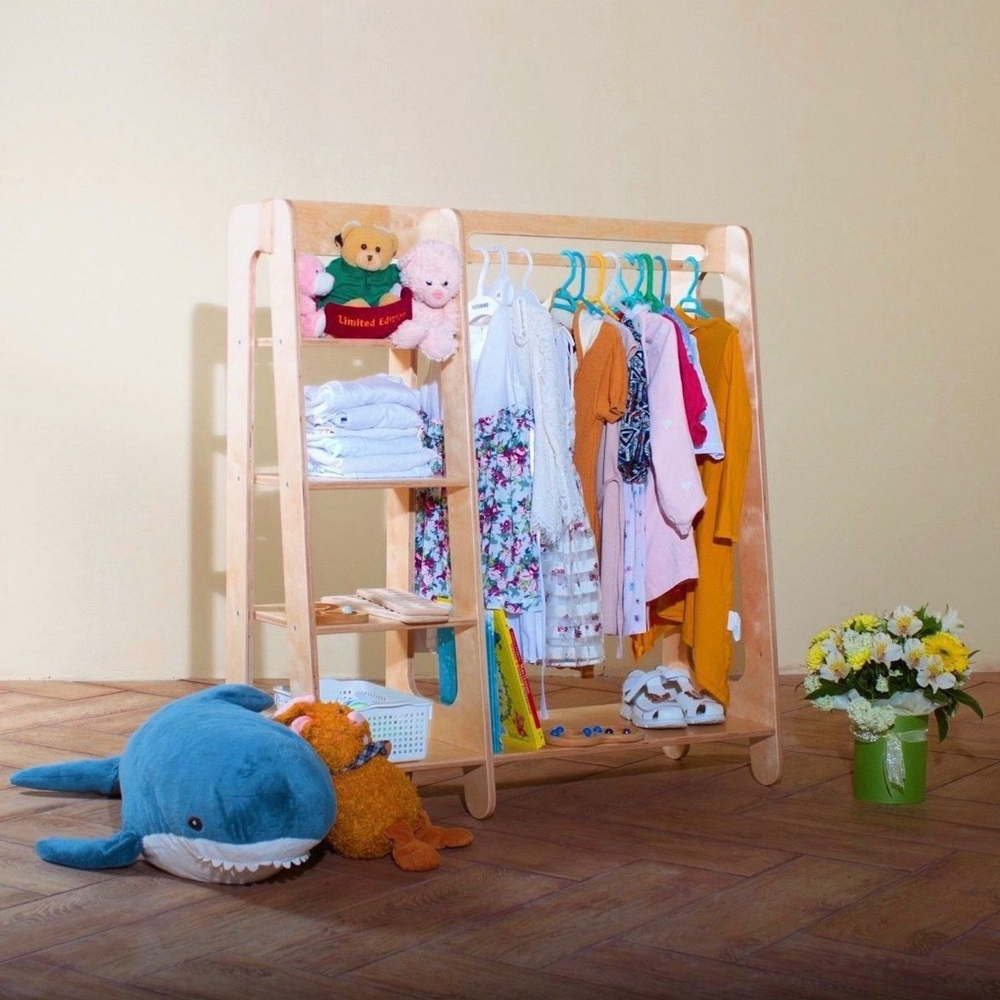 Шкаф-стеллаж детский по Монтессори