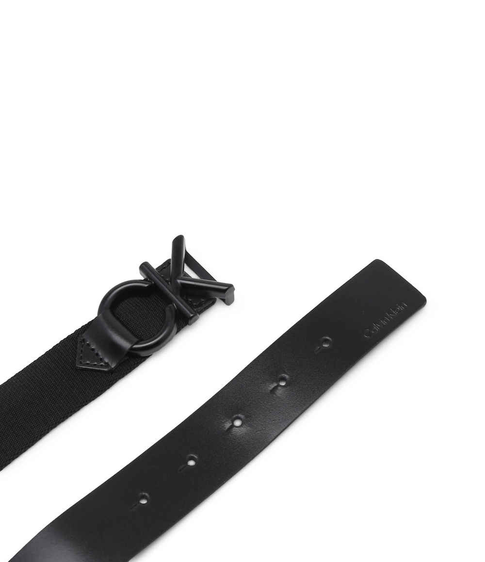 Ремень CK METAL MINIMAL WEBBING 30MM Calvin Klein - черный(K50K511566)