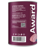 Влажный корм AWARD для взрослых собак паштет из индейки с черникой 400г