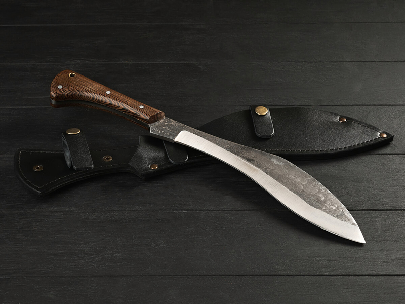 Непальский нож "Кукри", сталь 95Х18, рукоять венге
