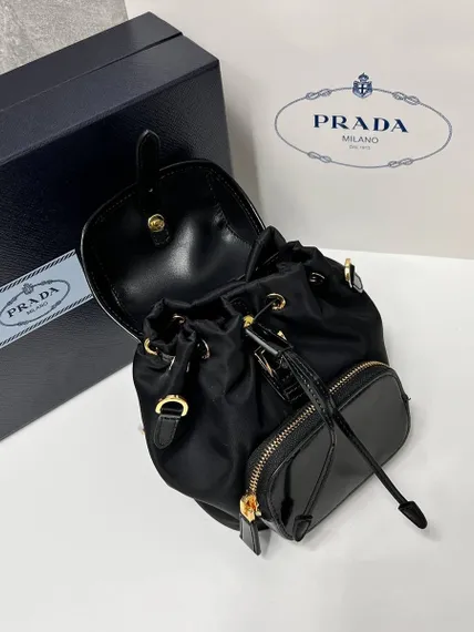 Рюкзак Prada Re-nylon черный
