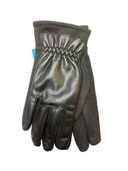 Перчатки. Мужские. Материал верха: Эко кожа. Замша. Подклад: Плюш-флис. 12 шт в упаковке.