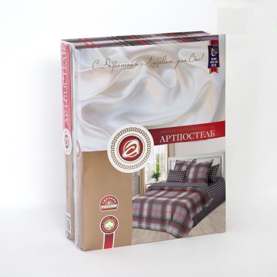 Семейный комплект постельного белья Бостон сатин