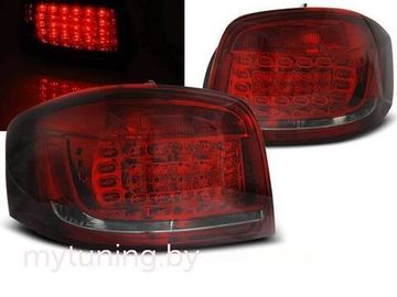 Задние фонари red smoke led для Audi A3