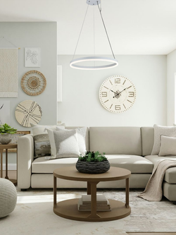 Люстра подвесная светодиодная Lanbos, 38 Вт LED, до 12 кв м, белая