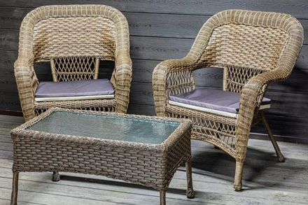 Комплект мебели из искусственного ротанга Мэдисон (Medison) Balcony Set без подушек
