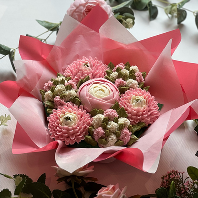 Цветочный букет из капкейков: 7 уникальных десертов ручной работы