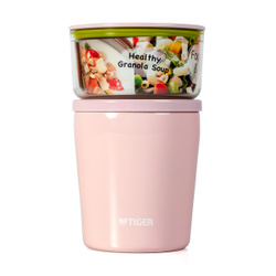 Термос для еды с контейнерами Tiger LCC-A030 Pink (цвет розовый)