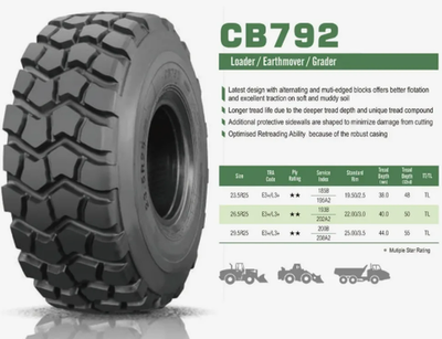Шина 26.5R25 CB792 WESTLAKE E3+/L3+ TL.