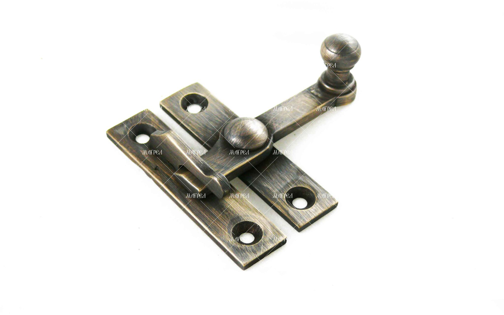 Фиксатор форточный латунный под старину