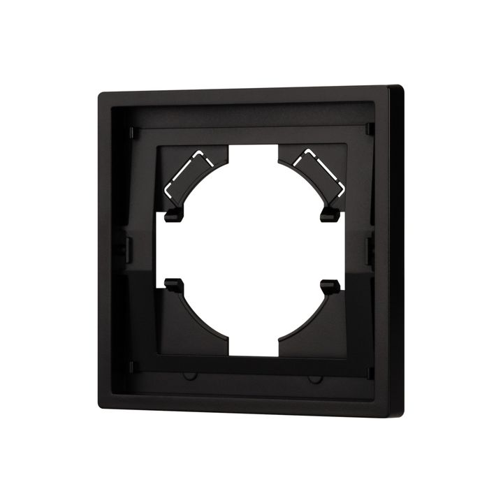 Рамка пластиковая FRM-TENDO-PL-1-BK Arlight 053836