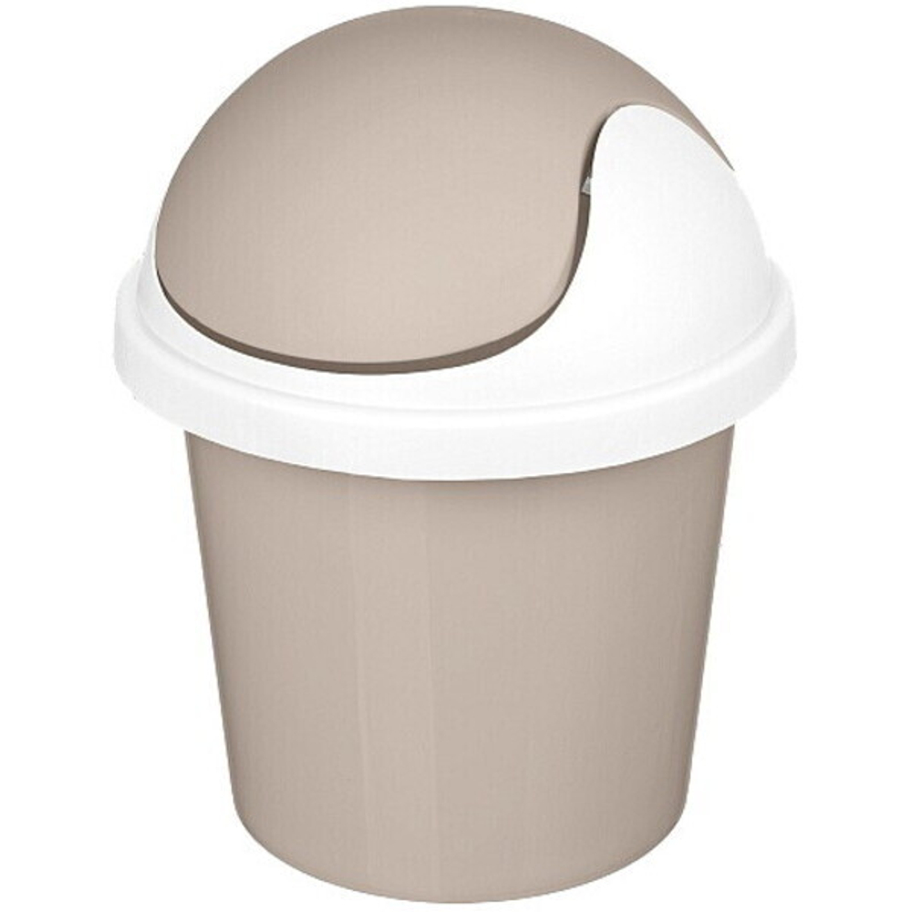 Контейнер для мусора с плавающей крышкой»Rambai «7л бежевый