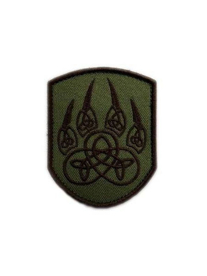 Патч лапа Велеса олива