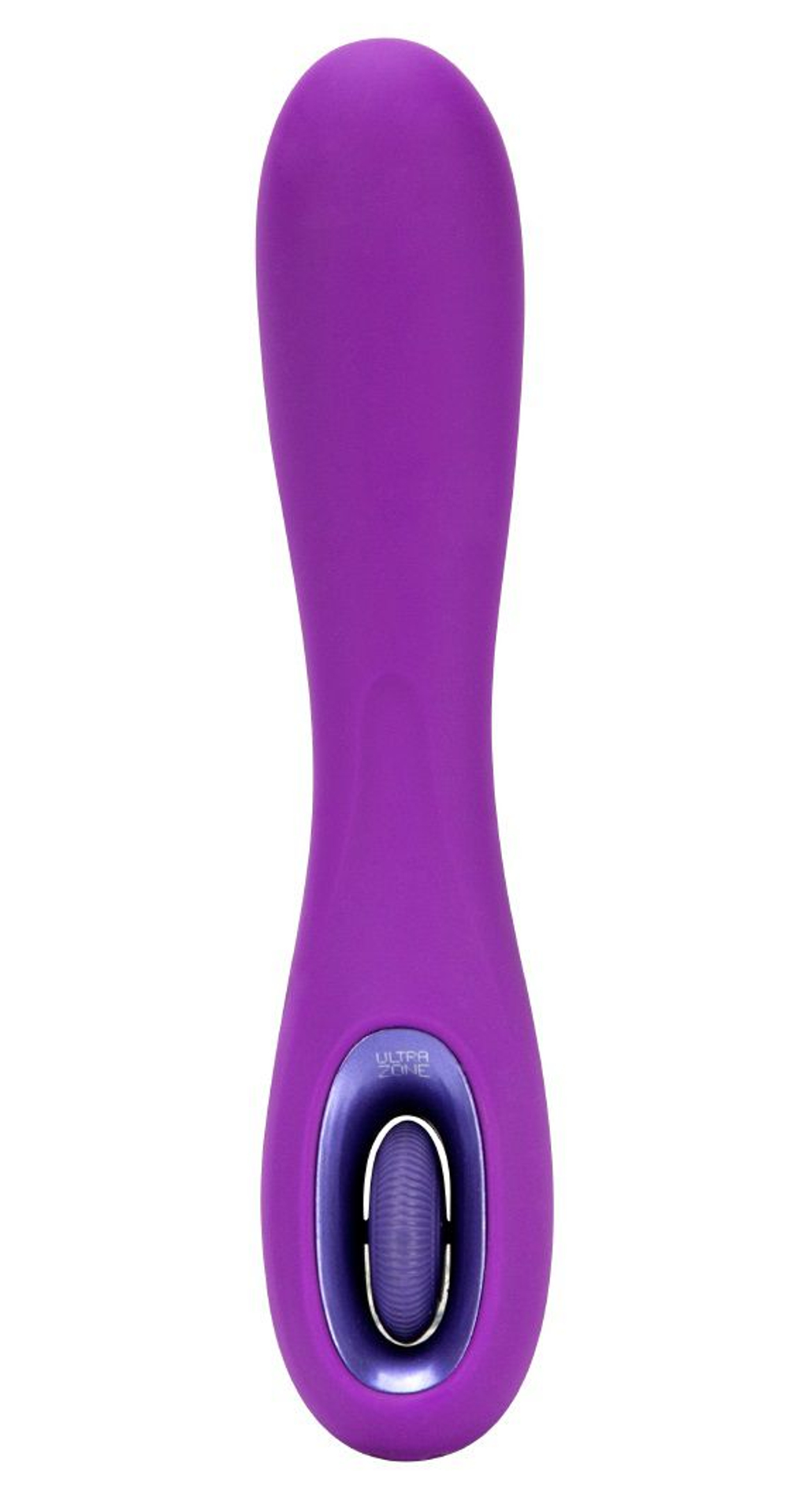 Фиолетовый перезаряжаемый вибромассажер Tundra Rose 6x - 17,8 см. (Цвет: фиолетовый)