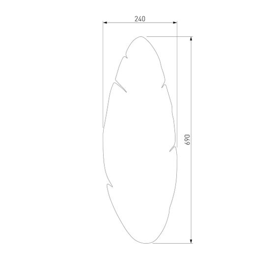 Настенный светильник TK Lighting 5565 Hoja