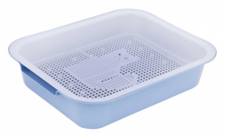 Лоток для кошек синий М7677