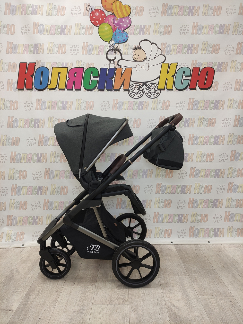 Коляска модульная Sweet Baby Ricci Steel Grey