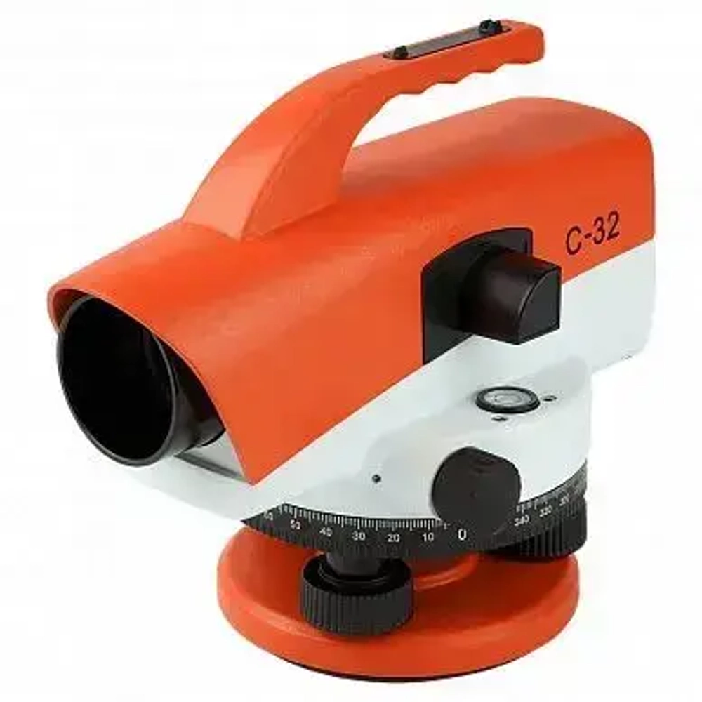 Комплект: оптический нивелир RGK C-32 + штатив S6-N + рейка AMO S3