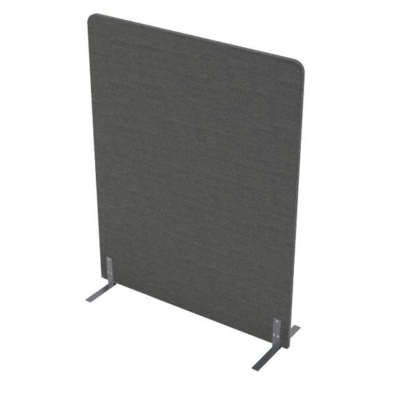 011.МПО.1216 Акустическая мобильная перегородка на стационарных опорах (1200*450*1600)