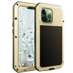 Чехол бронированный Taktik Extreme для iPhone 13 Pro (Золотой)