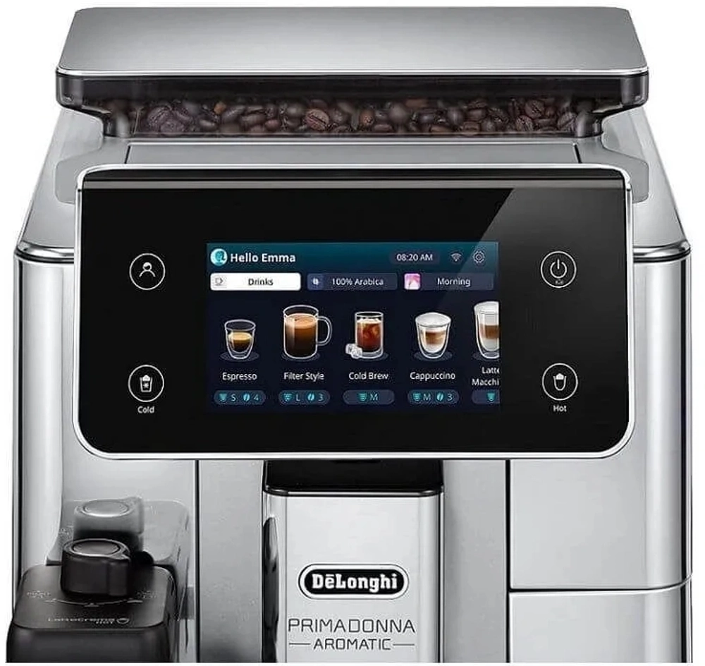 Кофемашина Delonghi ECAM630.55.SSM 1450Вт черный/серебристый