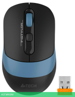 Мышь A4Tech Fstyler FB10C черный/синий