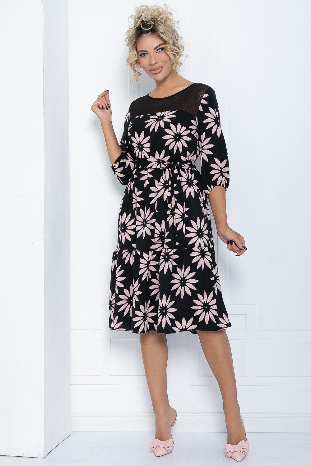 Платье Омут красоты (черное) П15794-12М LT Collection