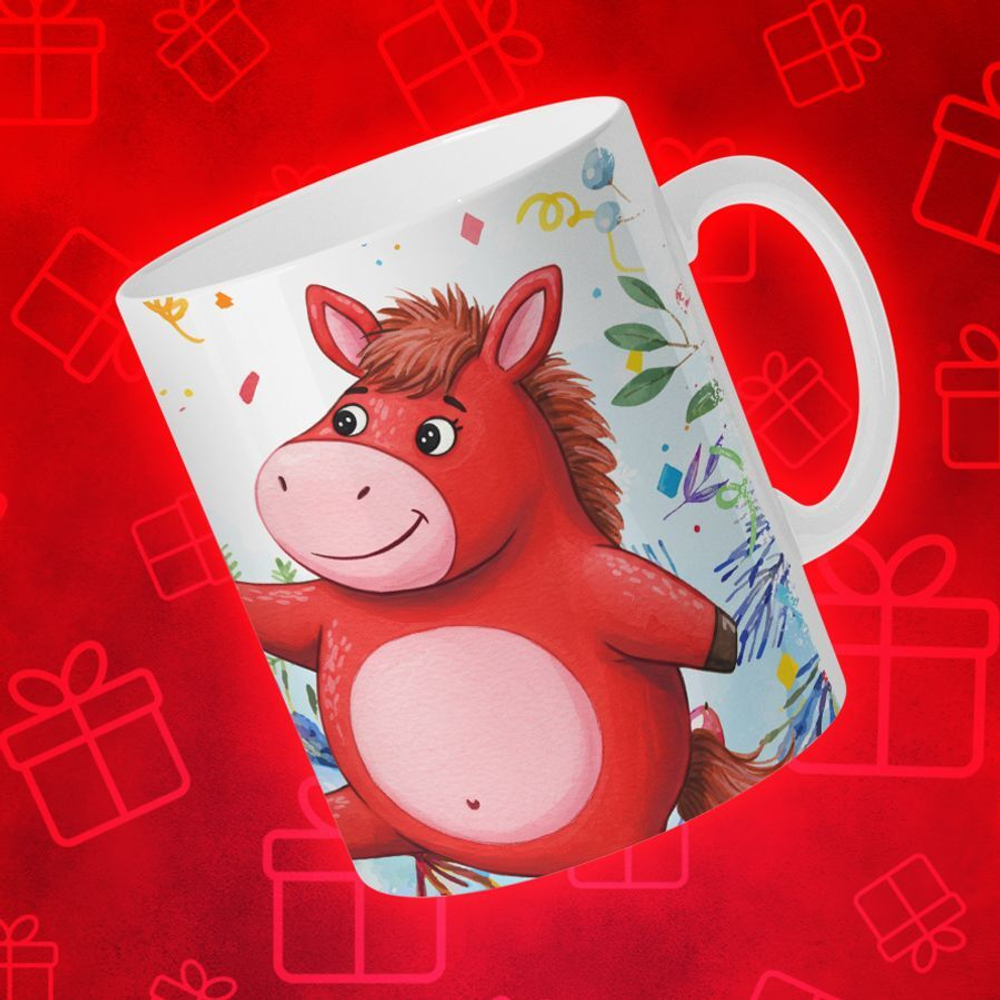 Новогодняя лошадка