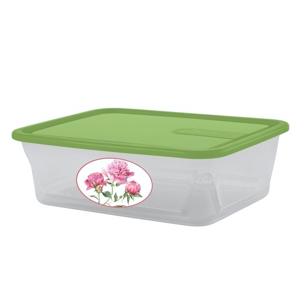 Контейнер для продуктов Sugar&Spice Honey 0,6л прямоугольный фисташка