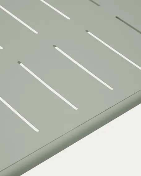 Уличный стол Brai из оцинкованной стали бирюзового цвета 180 x 90 см