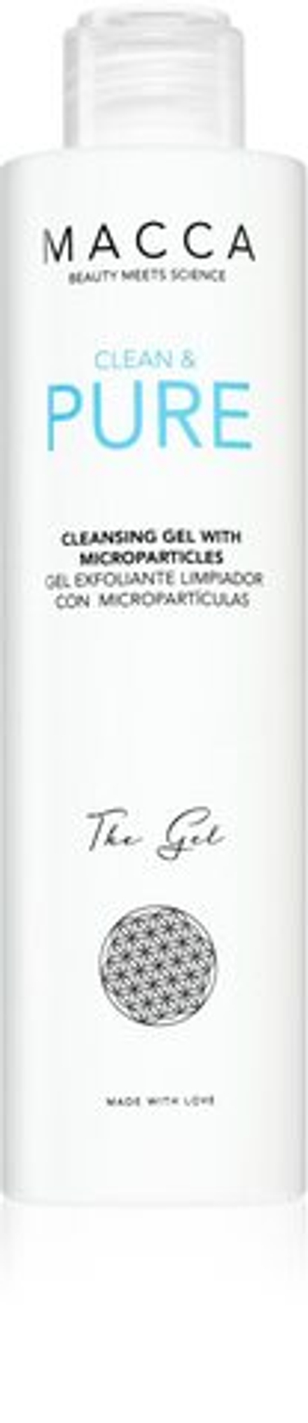 Macca Clean & Pure - отшелушивающий очищающий гель /   200  ml  / GTIN 8435202410050