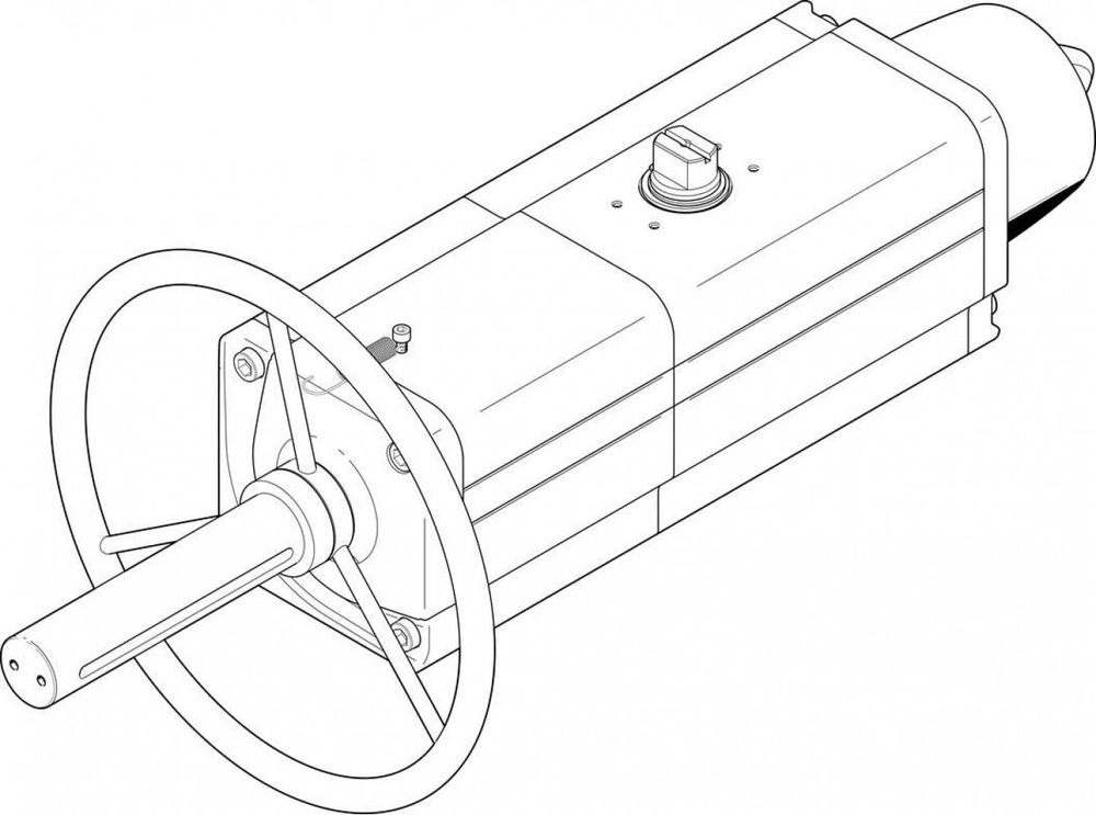 DAPS-0480-090-RS2-F1012-MW Неполноповоротный привод