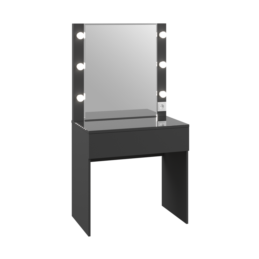 МС Мадера Трюмо (космет. стол) 800*1550*464 (лдсп графит новый)