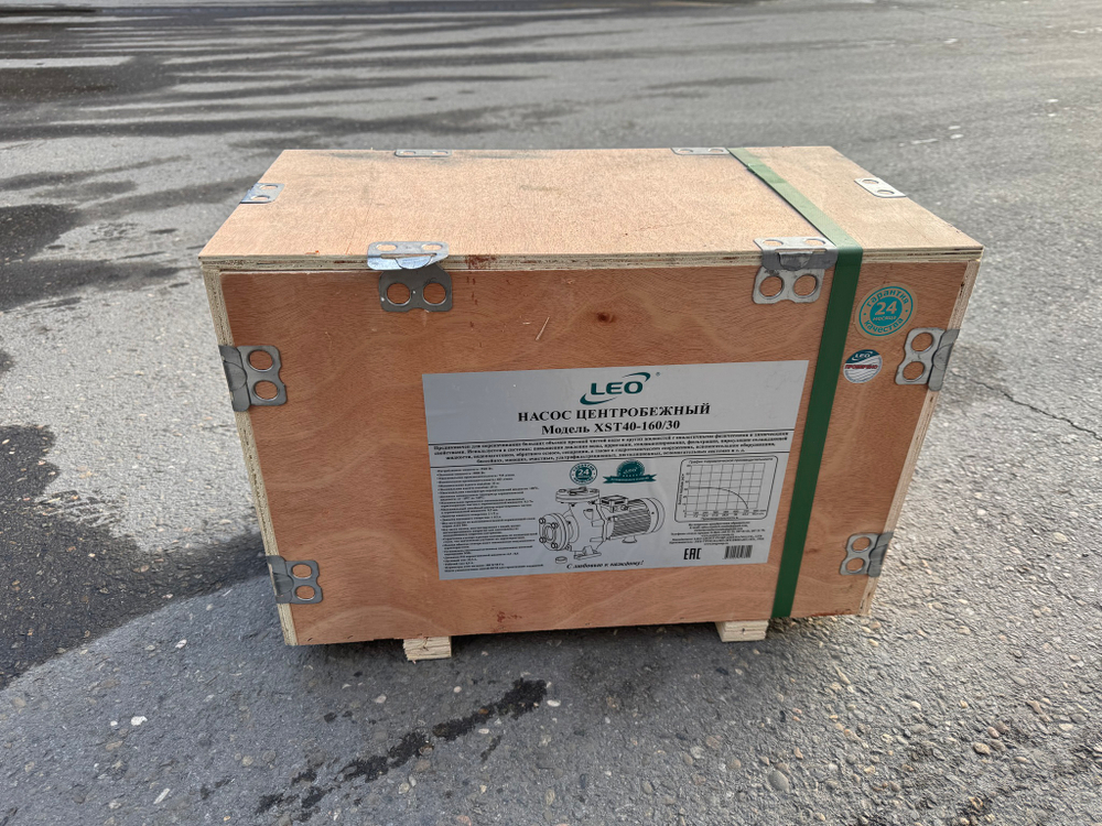 Центробежный промышленный водяной насос LEO XST40-160/30 (380 В)