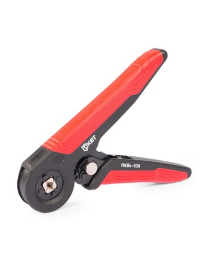 Пресс-клещи ПКВк-10А серия ПРОФИ (кримпер) для опрессовки втулочных наконечников