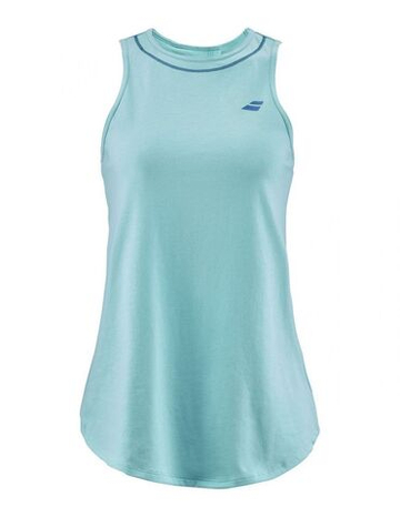 Женский топ теннисный Babolat Exercise Cotton Tank W - небесный