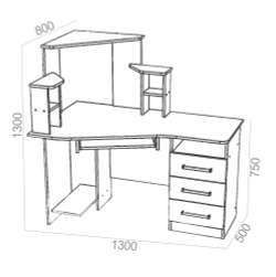 Стол компьютерный Каспер
