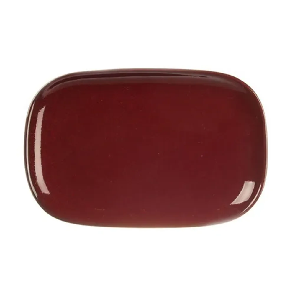 Блюдо овальное 20*13*1,9 см Evolution Dark Red P.L. Proff Cuisine [1]