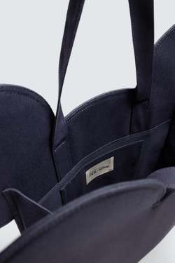 ZARA HARRY LAMBERT X DISNEY ТКАНЕВАЯ СУМКА-ШОПЕР, СИНИЙ