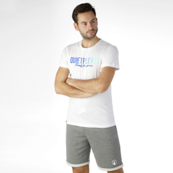 Мужское теннисное поло Quiet Please Ocean Ready To Serve T-Shirt Men - White, Blue