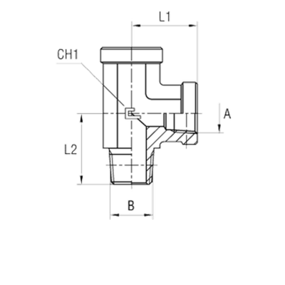 Штуцер FSLC NPT 3/4