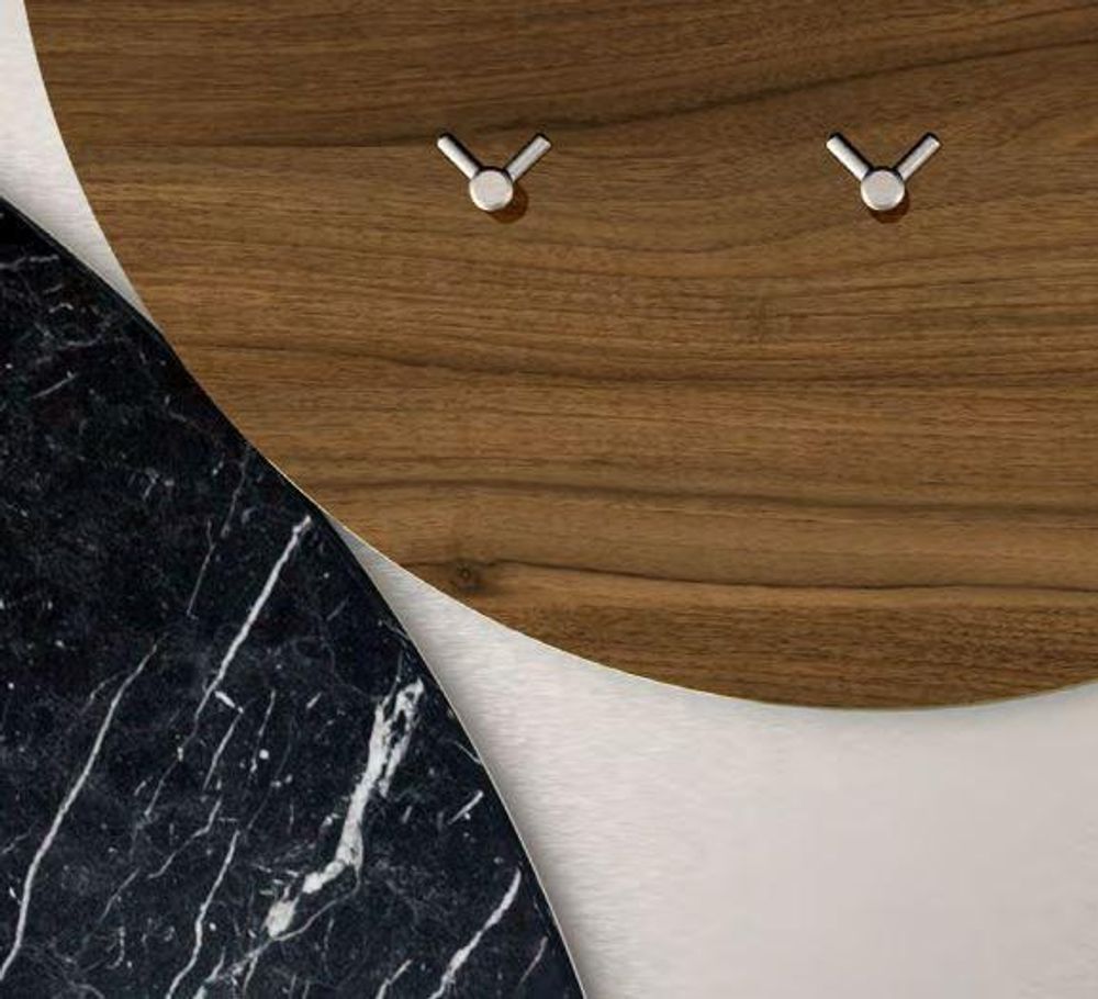 Крючок для ванны двойной нерж сталь ROMA 16821.S матовый