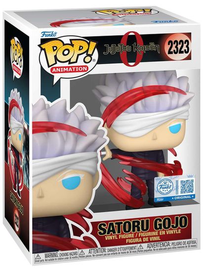 Фигурка Funko POP! Animation Jujutsu Kaisen 0 Satoru Gojo (Red Energy) (Exc) (2323) 91997 / Фигурка Фанко ПОП! по мотивам аниме "Магическая битва 0. Фильм", Сатору Годжо