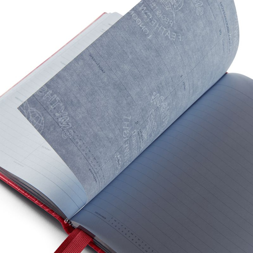 Smythson Ежедневник 2026 Soho Weekly Diary in Mara, Lilac