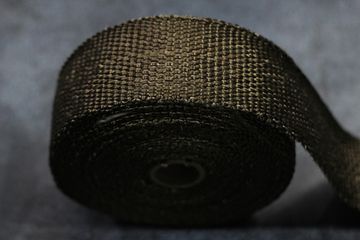 Термолента для выпускных систем коричневая базальтовая 1200℃ 10м