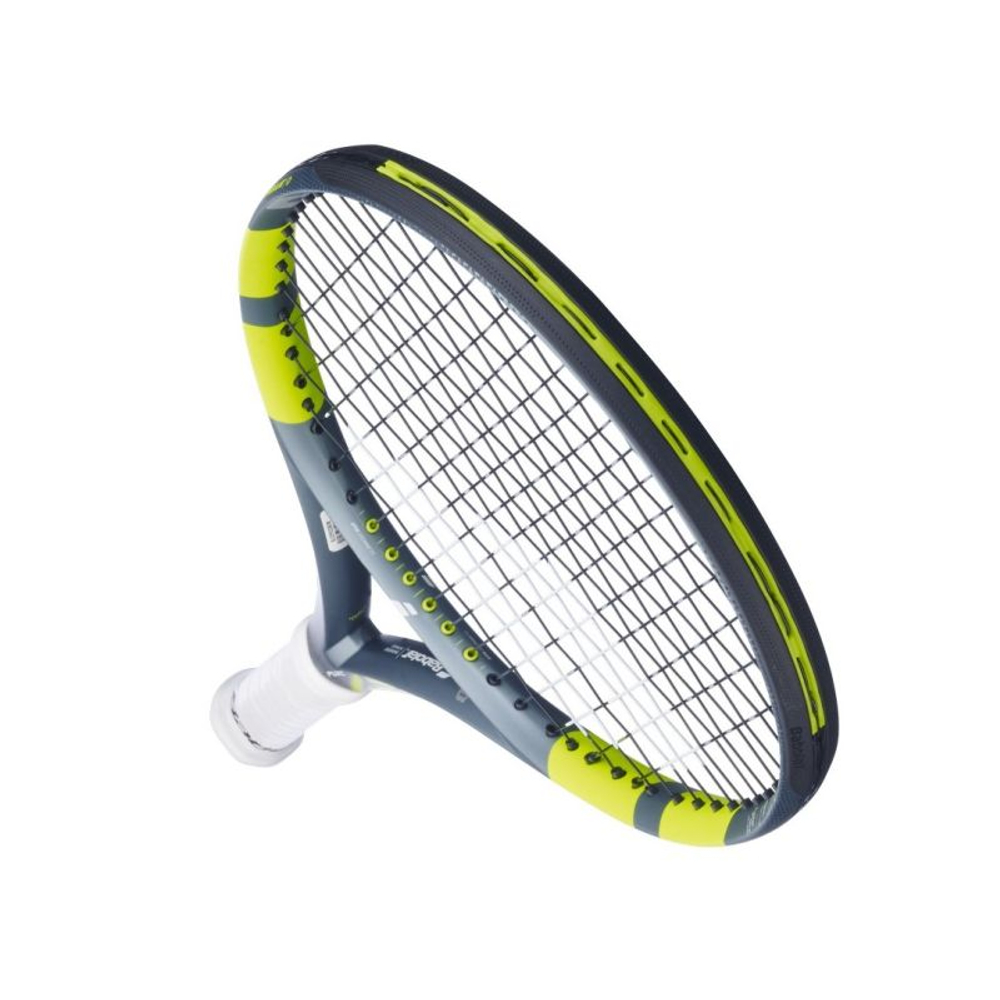 Детская теннисная ракетка Babolat Pure Aero Junior 25 Gen-9 - metallic dark forest/yellow