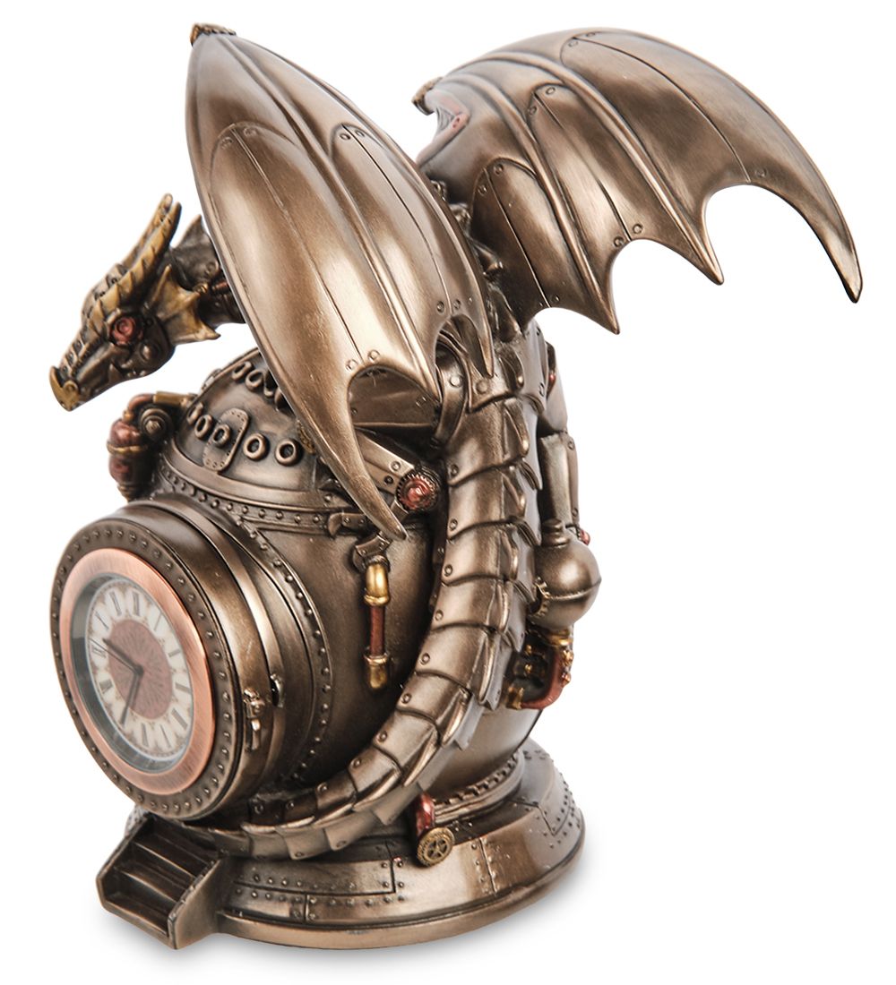 Veronese WS-1068 Часы настольные в стиле Стимпанк «Дракон»