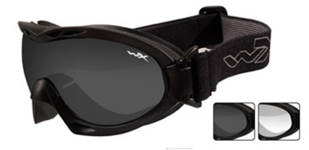 Маска баллистическая WileyX NERVE Smoke/Clear Matte Black Frame