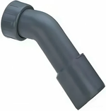 Отвод Viega DN50/40 378929, ABS-пластик, 45°, 180мм, резьба, 1шт